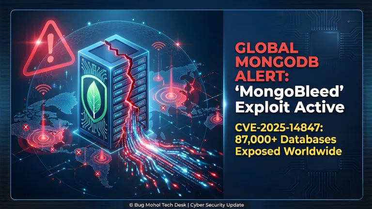 MongoBleed Alert: বিশ্বজুড়ে হ্যাকিংয়ের কবলে MongoDB | CVE-2025-14847 Fix Guide | Bug Mohol